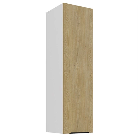 Küchenmöbel Set Cremona 300 cm elegante Küchenschränke mit Metallkantengriffen Schrank mit Ladekorb