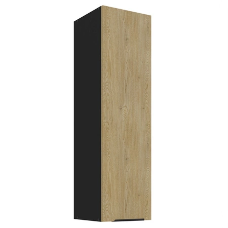 Küchenmöbel Set Crotone 300 cm elegante Küchenschränke mit Metallkantengriffen Schrank mit Ladekorb