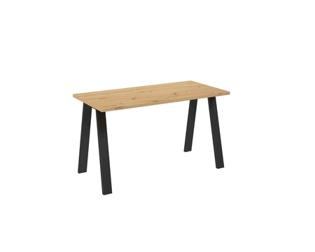 Malden Tisch 138x67 cm handwerkliche Eiche / schwarz einfache Form von Möbeln mit stilvollen schwarzen Loft-Stil Beine bereichert auslaufsicher Platte