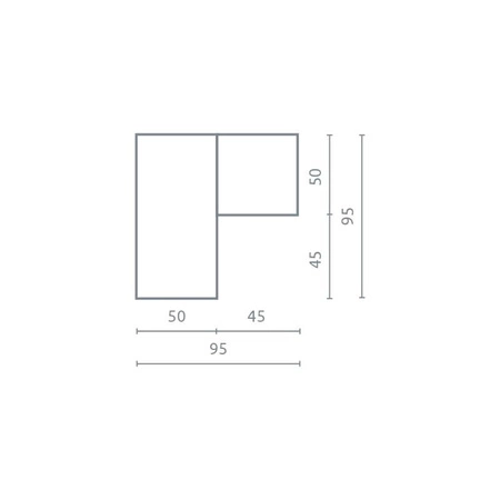 Eckgarderobe Mobi weiß/türkis ideale Garderobe für das Jugendzimmer sehr gut nutzbar und hat einen modernen Look