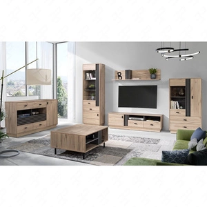 Möbelset Estan Eiche estana helle / anthrazit innovative Möbel für Wohnzimmer und Wohnräume im modernen Stil