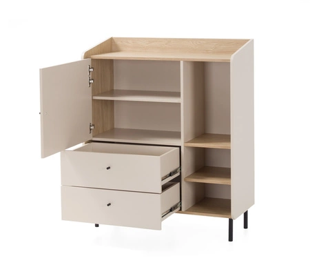 Möbelset Olivio Eukalyptus/Baltikeiche dune ideal für ein Jugend- oder Kinderzimmer im trendigen Stil