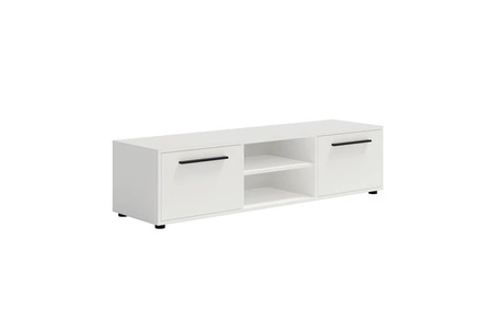 RTV-Schrank Maxione 150 cm weiß einfaches Design TV-Schrank mit Regal minimalistisches und universelles Design