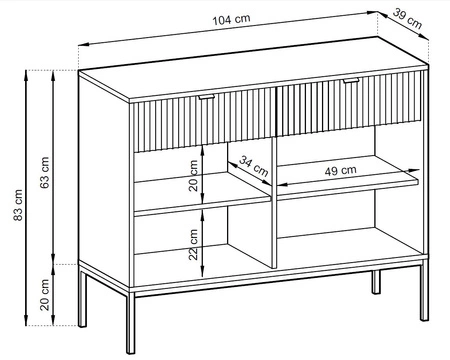 Möbelset Lovro pastellgrün modernes Design Schrankwand für Wohnzimmer oder Sitzungssaal