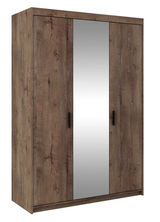 Spiegelschrank Rene 133 cm Eiche lefkas modernes Design und ABS beendet Kanten