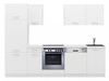 Küchenset Toni 270 cm weiß passt sowohl zu klassischen als auch zu modernen Innenräumen