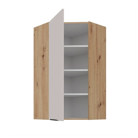 Soela 60x60 GN-108 1F Eckküchenschrank Metallkantengriff feuchtigkeits- und beschädigungsbeständiger Schrank