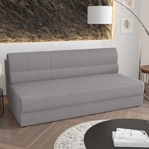 Sofa Fogu grau Esche einfache Form des Sofas in modernem Design Kord Polsterung Stoff Bettwäsche Container