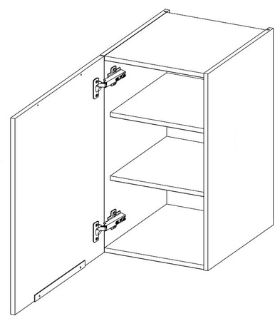 Schwarz / Brianza 260 cm Küchenmöbel-Set Metallkante Griffe Schränke sehen toll aus in modernen Interieurs