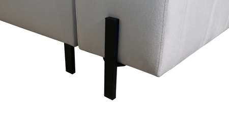 Ecksofa mit Schlaffunktion Belvi II heather right elegantes und ergonomisches Ecksofa für das Wohnzimmer praktischer Stauraum an der Seite