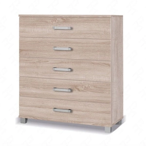 Kommode Maximus 100 cm Eiche Sonoma hell modernistisches Design Kommode auf Rollenschienen