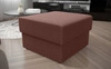 Fogu Pouffe Indisch rosa stilvolles Design Pouffe ideal zur Vervollständigung eines Arrangements weicher Kordstoff mit markanten Streifen
