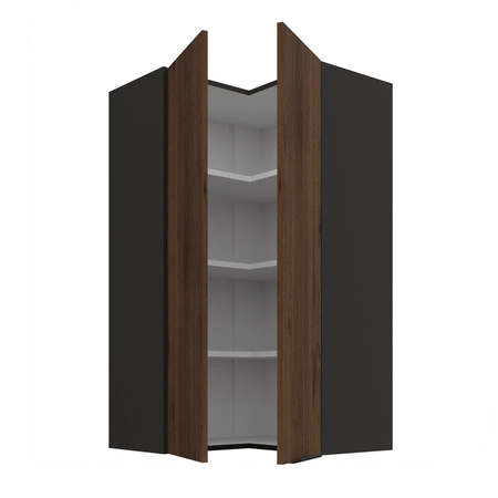 Brianza Eck-Küchenwandschrank 60x60 GN-108 2F Metallkantengriff feuchtigkeits- und beschädigungsbeständiger Schrank