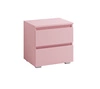 Nachttisch mit Schubladen Simple Puder rosa Funktionsmöbel für Kinderzimmer einfaches Design