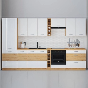 Alpine Küchenmöbel Set 335 cm Schränke sehen in klassischen und modernen Interieurs großartig aus