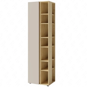 Bücherregal Paguro 55 cm beige sand / Eiche geölt modernes Möbeldesign hochwertige Verarbeitung stilvolles Bücherregal