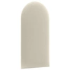 Wally gepolstertes Paneel 30x100 cm creme stilvolles Wandpaneel Zaun Veloursstoff modischer Schliff für jedes Arrangement