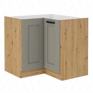 Linosa Eckküchenschrank 90x90 DN 2F BB dampf-, temperatur- und spritzwasserbeständiger Schrank