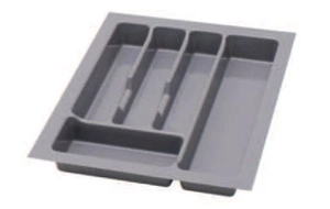 Besteckeinsatz für Schublade 60 cm grau