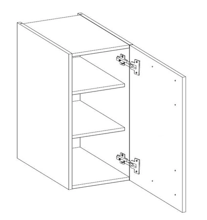 Arton 40 G-72 1F Hängeschrank für die Küche, resistent gegen Dampf, Hitze und Spritzwasser