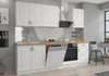 Snow Küchenmöbel-Set 250 cm Schränke sehen in skandinavischen klassischen und modernen Interieurs großartig aus