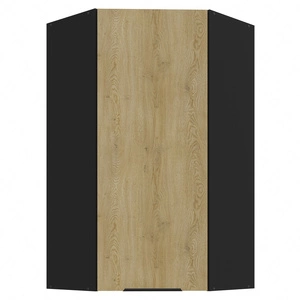 Eck-Küchenoberschrank Crotone 60x60 GN-108 1F Metallkantengriff feuchtigkeits- und beschädigungsbeständiger Schrank