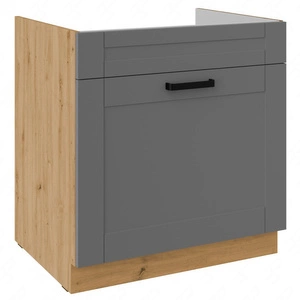 Spülenschrank mit Schublade Asti 80 ZL 1S BB dampf-, spritz- und hitzebeständiger Schrank