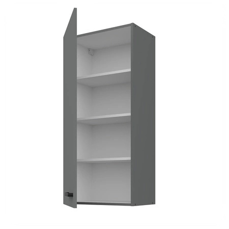 Verdi 50 G-108 1F Küchenwandschrank feuchtigkeits- und beschädigungsbeständiger Schrank schwarze Metallgriffe