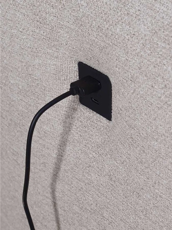 Ecksofa mit Schlaffunktion Bolmso VI braun links bequemes Ecksofa mit verstellbaren Kopfstützen dekorative Steppung auf der Sitzfläche