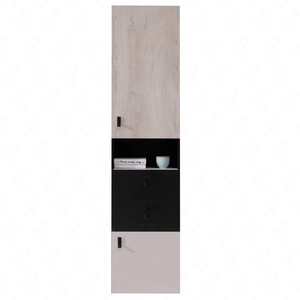 Regal Niko 45 cm schwarz / Eiche / beige ideal für das Jugendzimmer sehr nützlich und hat einen modernen Look