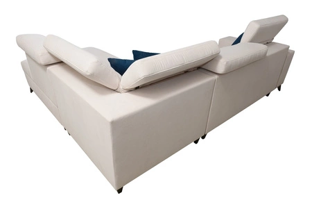 Ecksofa mit Schlaffunktion Kelly Sleek VII braun rechts geflochten bequemes und funktionelles Ecksofa für Wohnzimmer