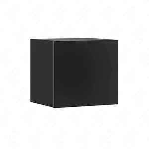 Hängeschrank Apulia 34 cm schwarz glänzend minimalistisches Design stilvoller Schrank für das Wohnzimmer einfaches Design, das zu jeder Einrichtung passt