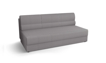 Sofa Fogu grau Esche einfache Form des Sofas in modernem Design Kord Polsterung Stoff Bettwäsche Container