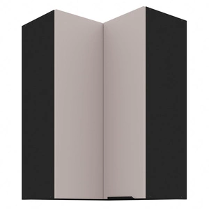 Tarraco 60x60 GN-90 2F Eck-Küchenoberschrank Metallkantengriff feuchtigkeits- und beschädigungsbeständiger Schrank