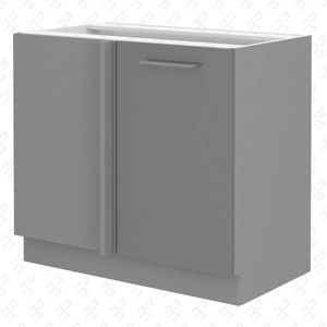 Eckauszug Küchenschrank Grey 105 ND 1F BB linker Schrank dampf-, hitze- und auslaufsicher
