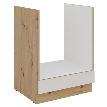 Küchenmöbelset Soela 330 cm elegante Küchenschränke in dezenten und natürlichen Farben Griffe mit Metallkante