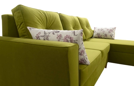 Ecksofa mit Schlaffunktion Topeka Esche grau rechtshändig Stilvolles und modernes Design, das sich in jede Einrichtung einfügt