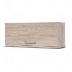 Hängende Regal mit Türen Maximus 100 cm Eiche sonoma Licht modernes Design Kanten mit speziellen Furnier Front auf Gasflaschen erhöht beendet