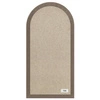 Wally gepolstertes Paneel 30x100 cm beige stilvolles Wandpaneel Zaun Veloursstoff modisches Finish für jede Einrichtung