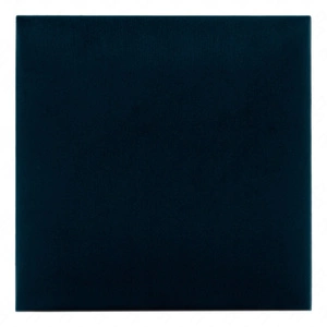 Gepolstertes Paneel Quadra 50x50 cm marineblau stilvolles Wandpaneel quadratischer Veloursstoff modisches Finish für jede Einrichtung