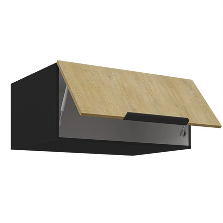 Küchenhängeschrank Crotone 80 NAGU-36 1F Metallkantenbügel Küchenschrank resistent gegen Dampf und Hitze