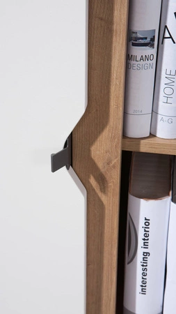 Memone Möbelset goldene Eiche / weiß / graphit modernes Design stilvolles Möbelset für Jugendzimmer im skandinavischen Stil