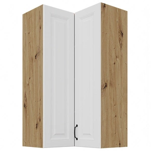 Hängender Ecke-Küchenschrank Scandi 60x60 GN-108 2F schrankdicht gegen Wasserdampf hohe Temperaturen und verschüttete Flüssigkeiten