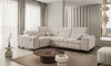 Ecksofa mit Schlaffunktion Penejos II beige links Komfort bei der täglichen Erholung Ecksofa mit Bettkasten
