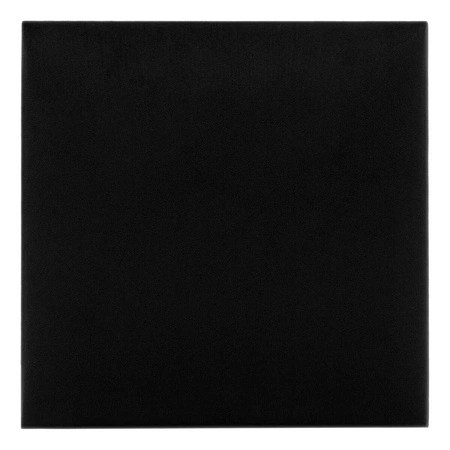 Polsterpaneel Quadra 40x40 cm schwarz stilvolles Wandpaneel quadratischer Veloursstoff modisches Finish für jede Einrichtung