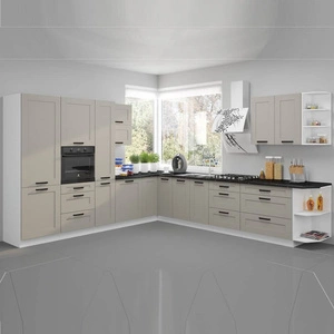 Ponza Eck-Küchenmöbel-Set 310x340 cm ideal für klassische und moderne Innenräume