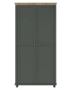 Kleiderschrank Evora 108 cm Flaschengrün / Eiche lefkas klassisches Design idealer Kleiderschrank für Schlafzimmer oder Flur geschmackvolle Farben