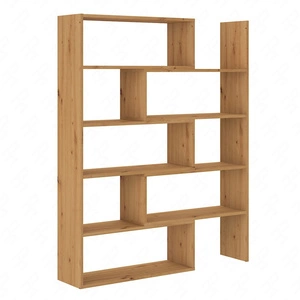 Carl Eiche artisan Bücherregal ideales Bücherregal für Büro Arbeitszimmer oder Jugendzimmer mit ausziehbarem