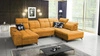 Buffalo VI Ecksofa mit Schlaffunktion gelb links funktionelles und stilvolles Ecksofa mit drei Bettkästen