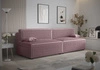 Brandon XL Schlafsofa heather modernes Design und breite Funktionalität dreidimensionaler Stoff mit ausdrucksvollen Streifen